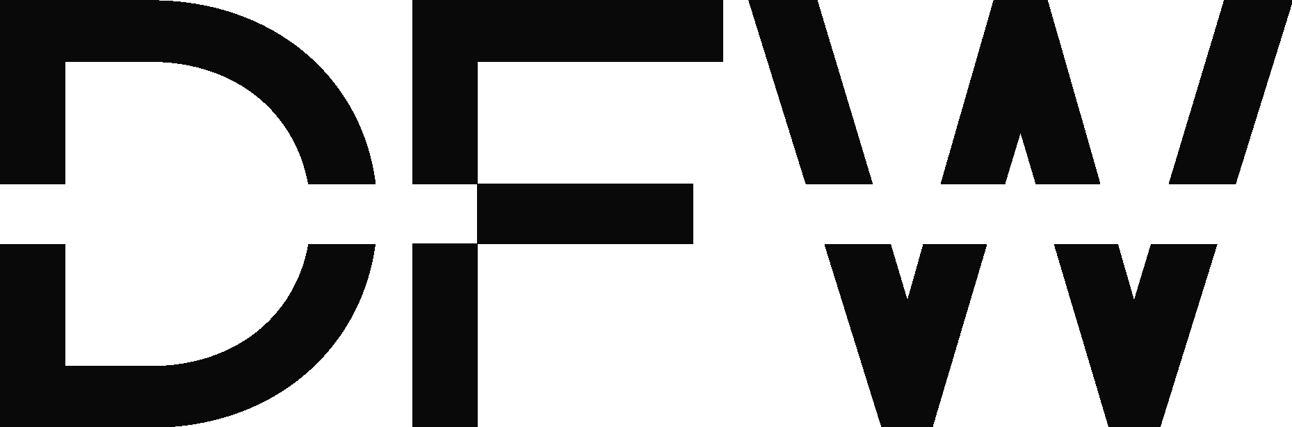 Dallsa Fort Worth Airport Black Logo Vector Logo